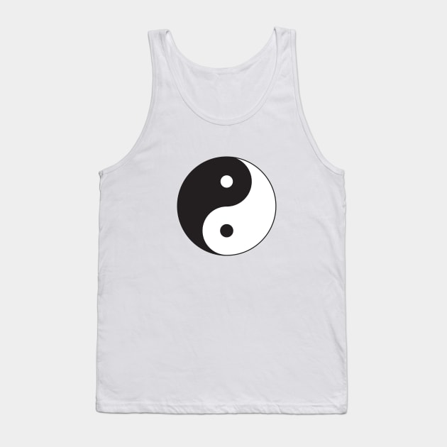 Classic Yin Yang symbol Tank Top by kallyfactory